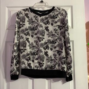 Floral long sleeve top